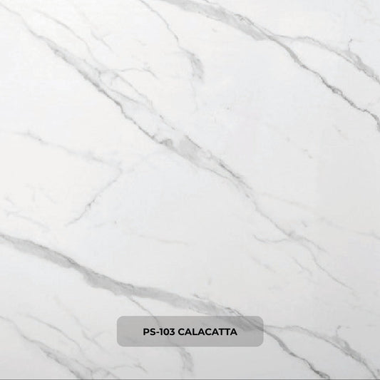 Pannello PVC 103 Marmo Statuario Bianco 280×120 cm