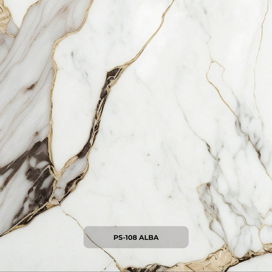 Pannello PVC 108 Marmo Calacatta Borghini 280×120 cm