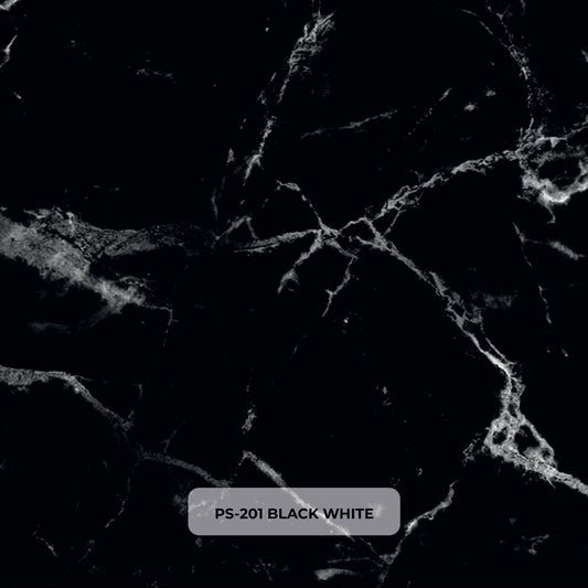 Pannello PVC 201 Marmo Black Calacatta 280×120 cm