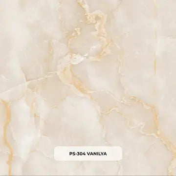 Campione Pannello decorativo PS-304 VANIYLA, con finitura marmorea in tonalità chiara.