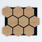 Pannello Fonoassorbente Esagonale Rovere Naturale 65×80 cm